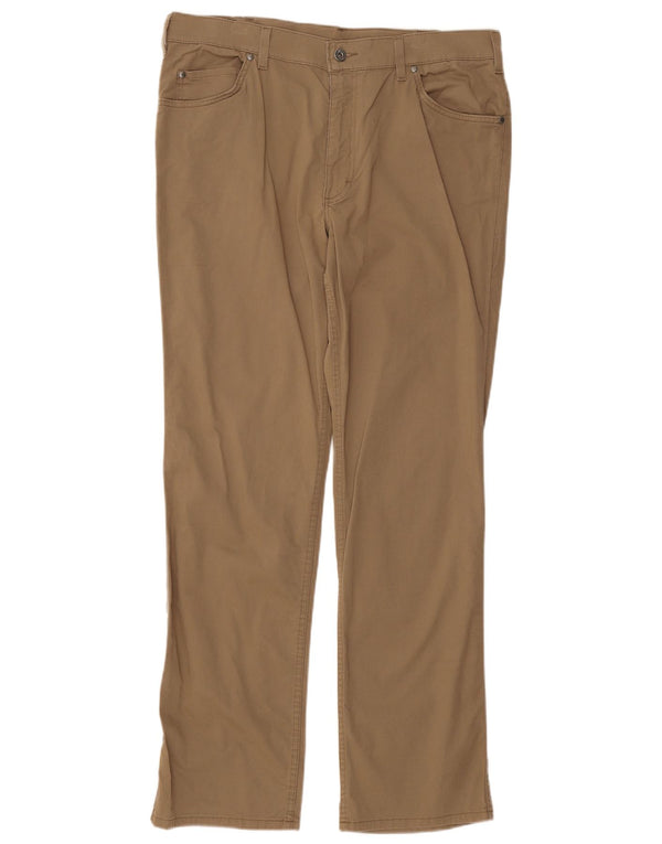Pantaloni casual drepti pentru bărbați Mustang Tramper W38 L32 bumbac bej