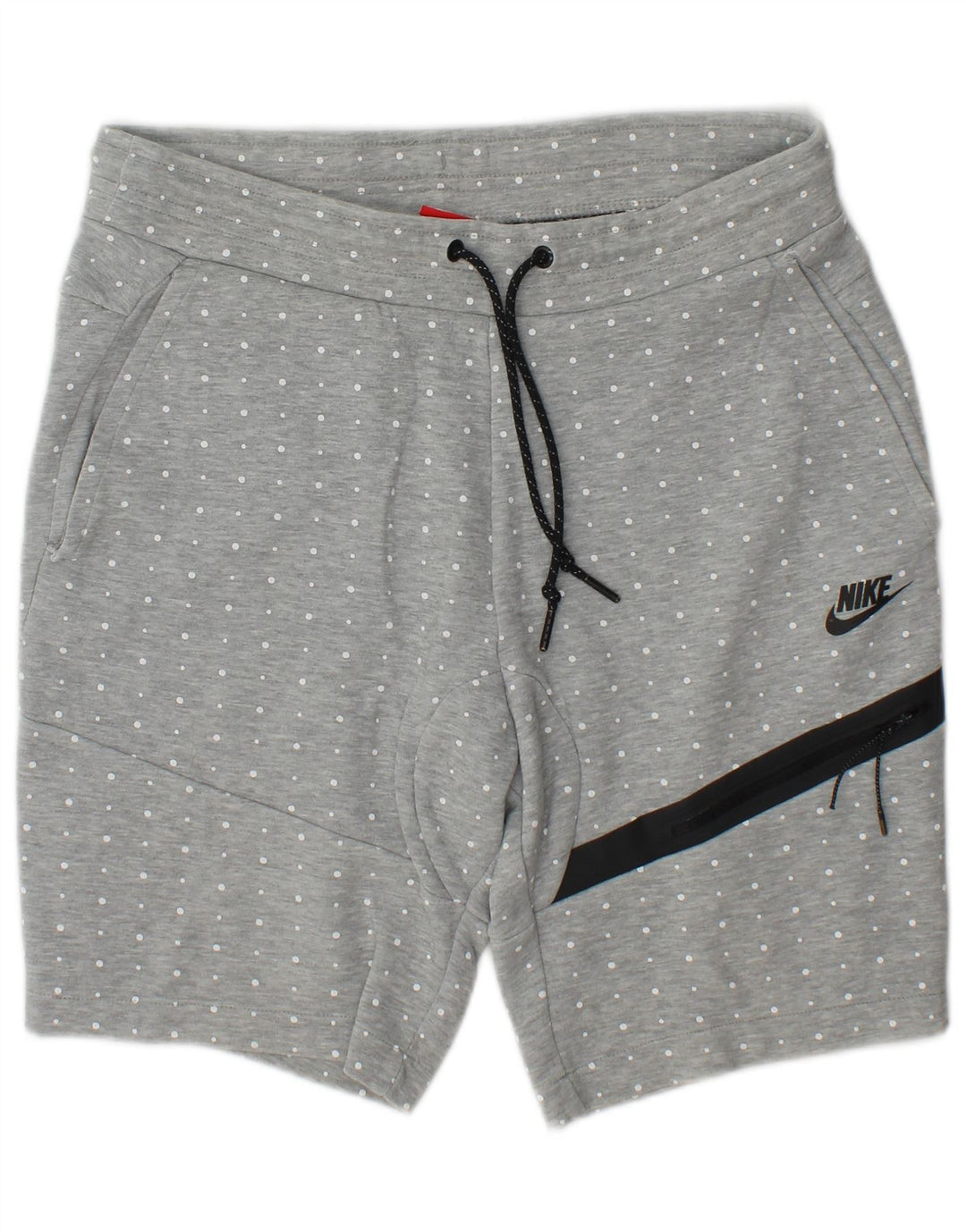 Pantaloni scurti sport cargo Nike pentru bărbați, bumbac cu pete mici, gri