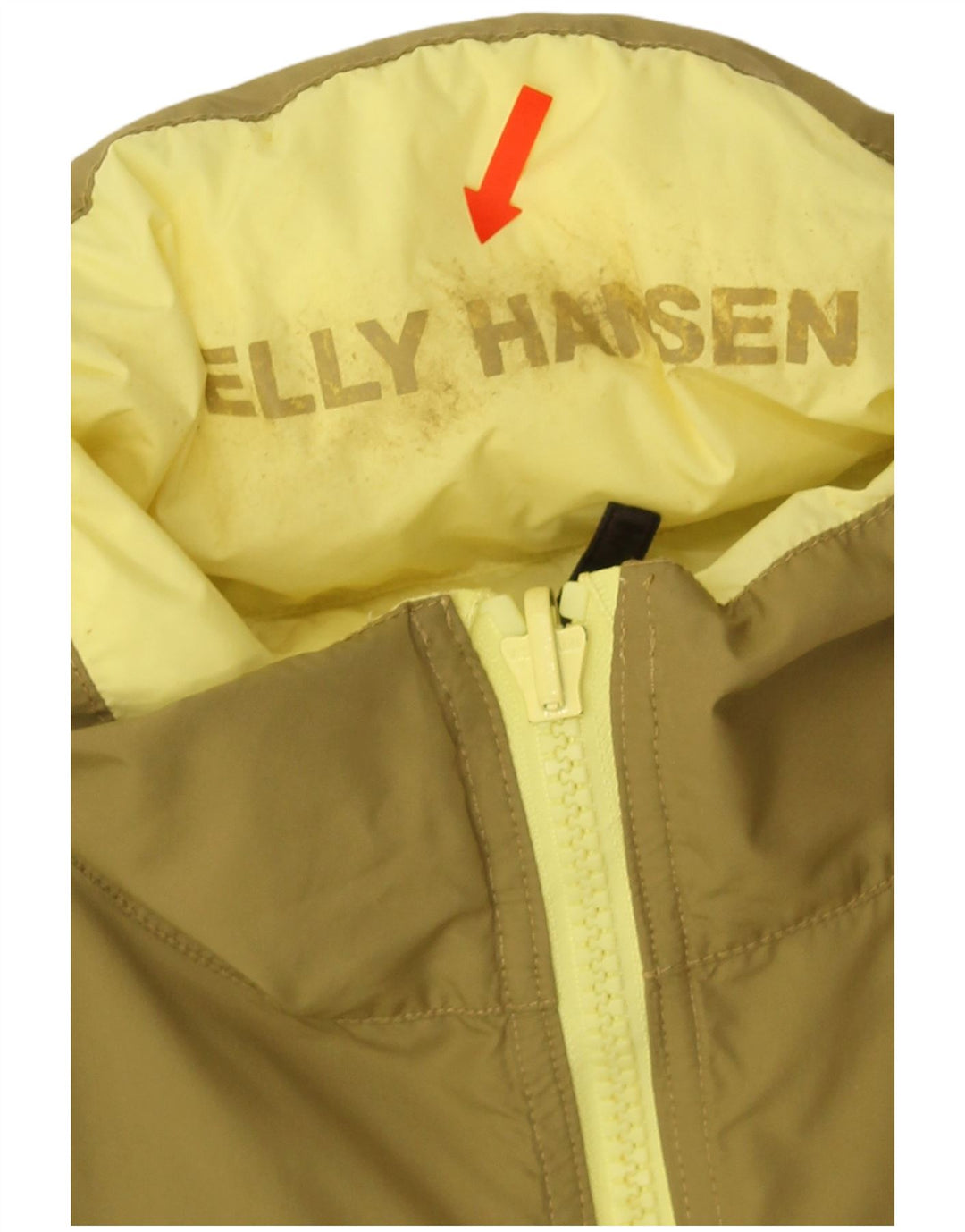 Jachetă căptușită cu grafică pentru femei Helly Hansen UK 14 Medium Khaki