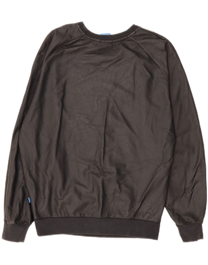 Pulover adidas pentru femei grafic supradimensionat UK 8 mic negru