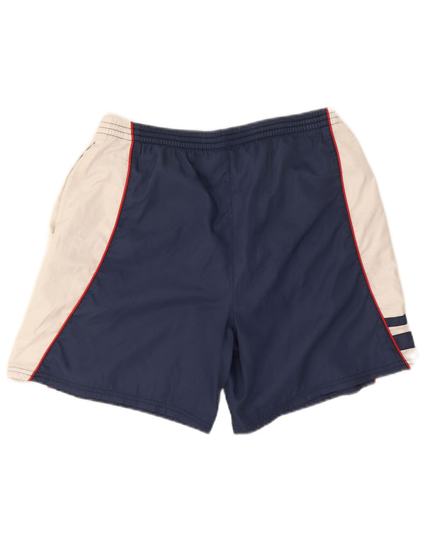 Pantaloni scurți de înot cu grafică Fila pentru băieți 15-16 ani, bleumarin, color block