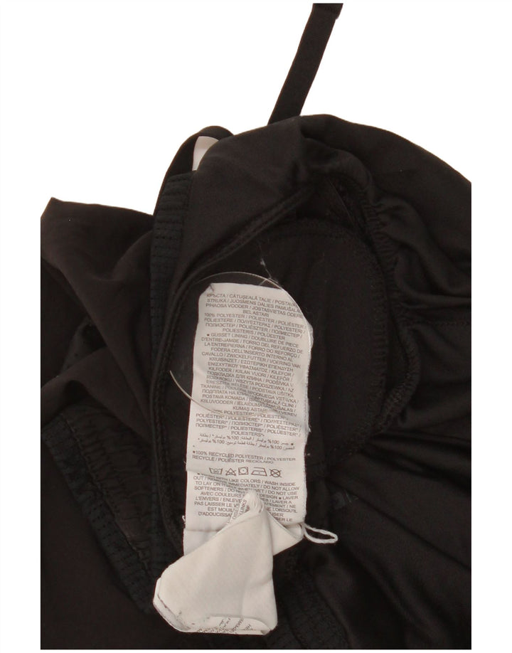 Pantaloni scurți sport Nike Dri Fit pentru femei UK 10, poliester negru mic
