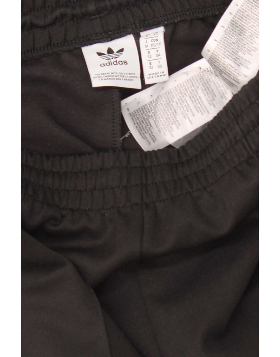 Pantaloni de trening Adidas pentru femei UK 6 Small Negru Poliester