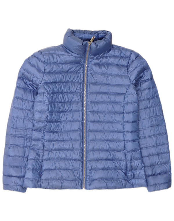 Jachetă căptușită pentru femei Massimo Dutti UK 12 Medium Blue Poliester