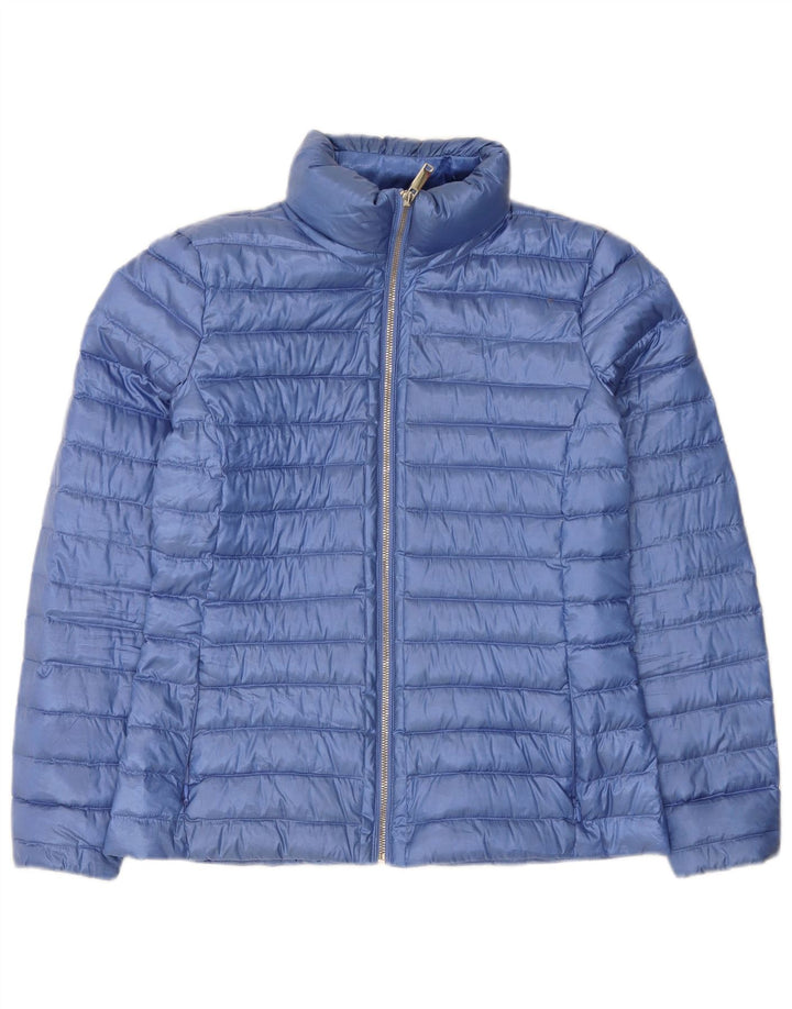 Jachetă căptușită pentru femei Massimo Dutti UK 12 Medium Blue Poliester