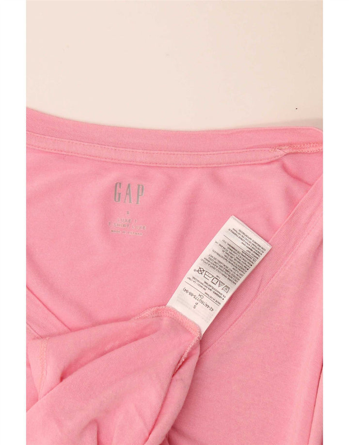 Tricou pentru femei Gap Top UK 10 Small Pink Rayon
