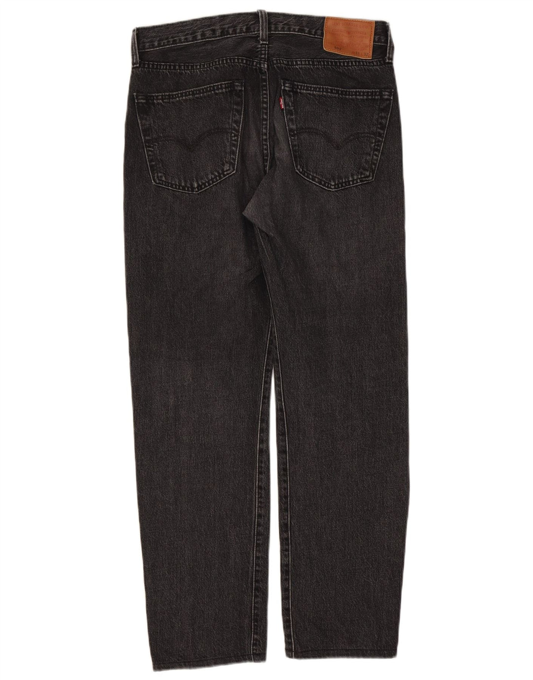 Blugi drepti pentru bărbați Levi's 501 W31 L29 bumbac negru