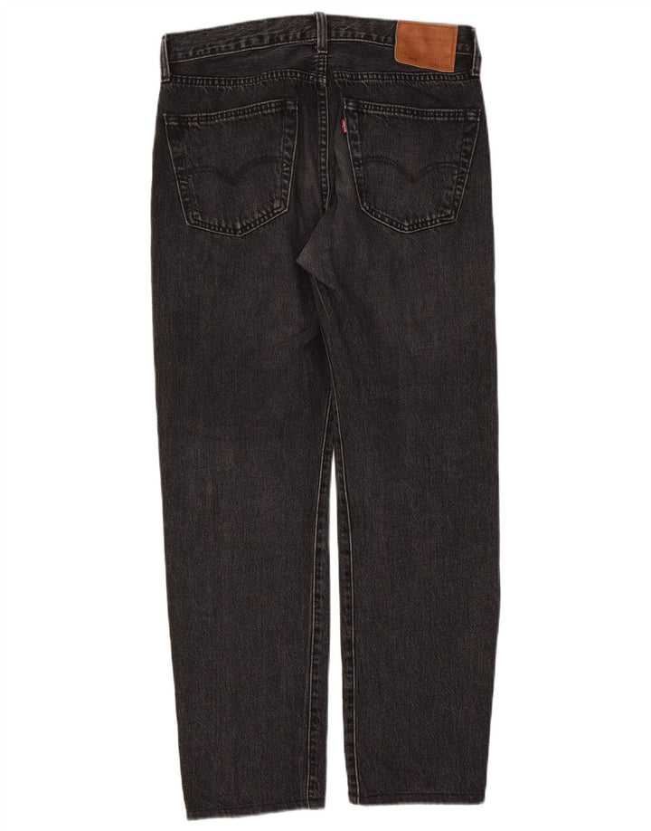 Blugi drepti pentru bărbați Levi's 501 W31 L29 bumbac negru