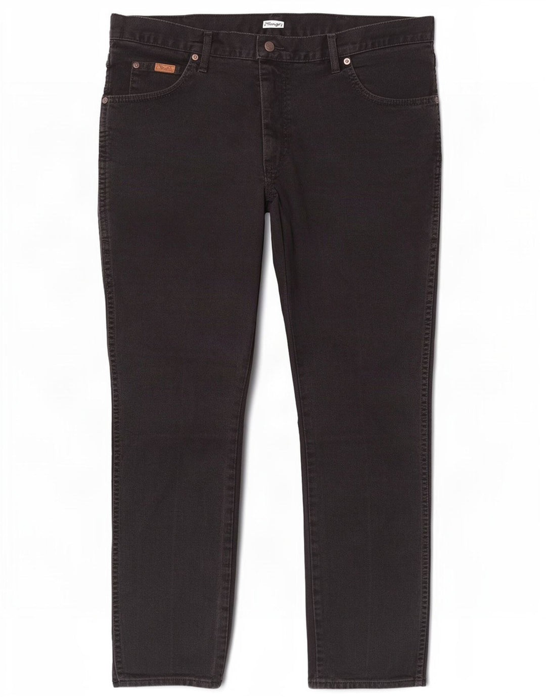 Blugi drepte pentru bărbați Wrangler Texas W35 L30 bumbac negru