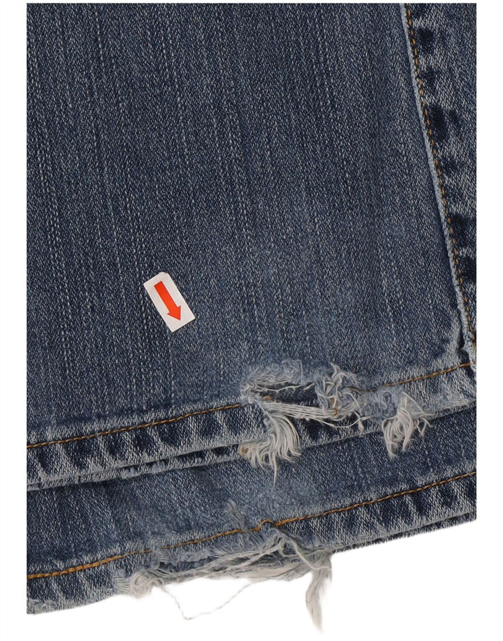 Jeans Levi's 515 cu talie joasă pentru femei US 8 Medium W30 L31 Bumbac albastru