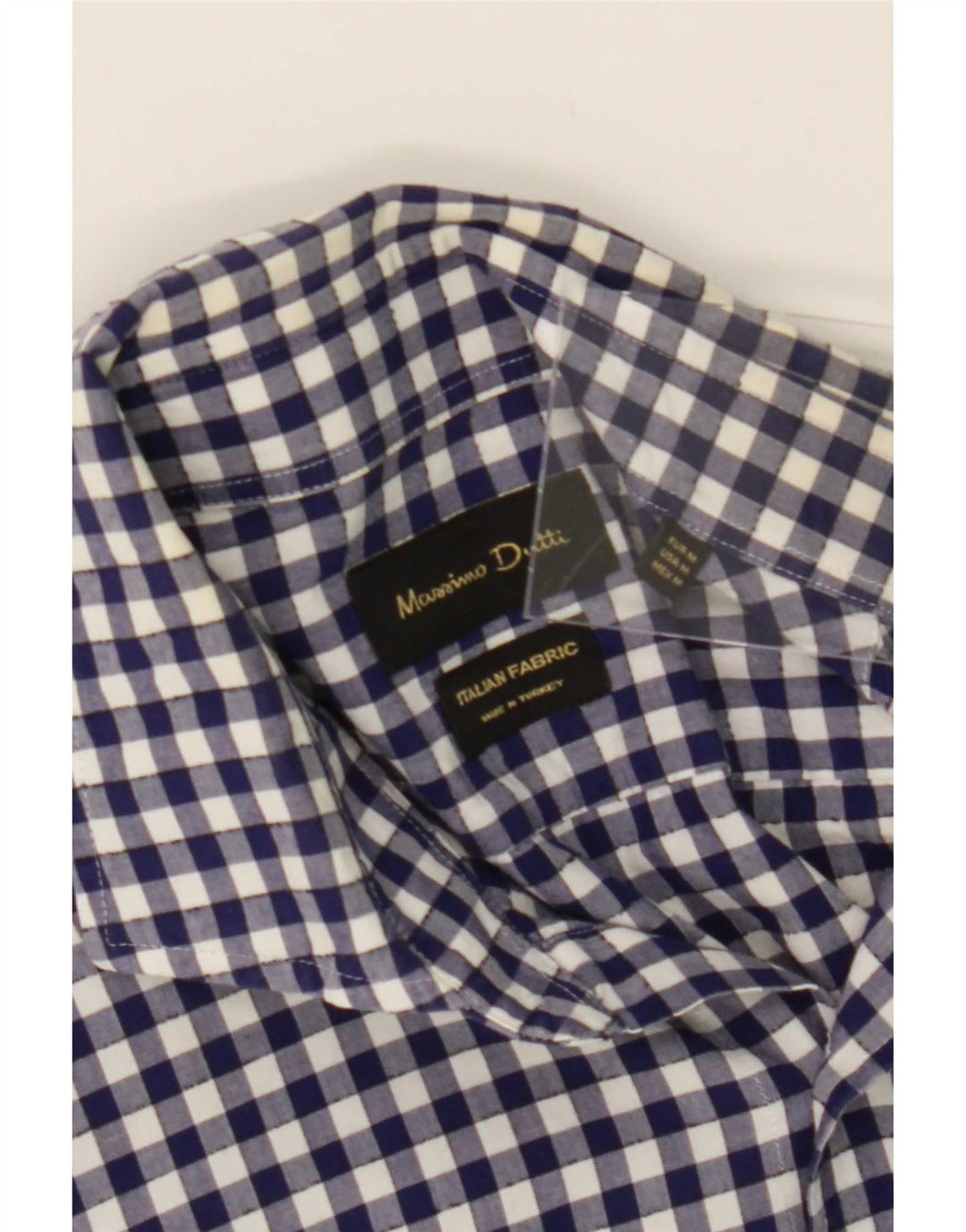 Cămașă Massimo Dutti Bărbați Mediu Bleumarin Vichy