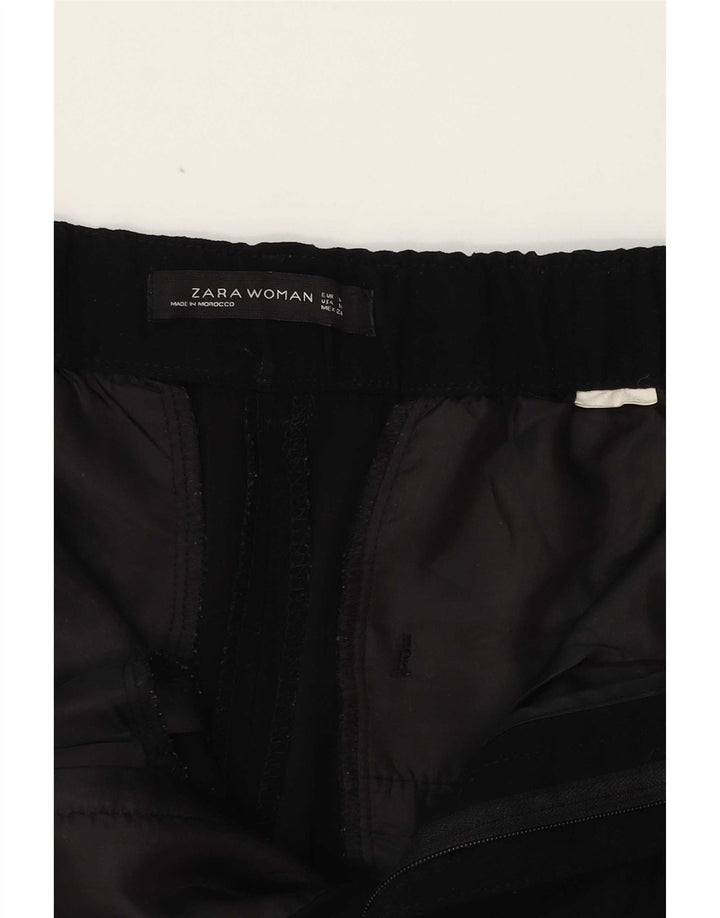 Pantaloni Capri conici pentru femei Zara Mediu L30 L23 Negri