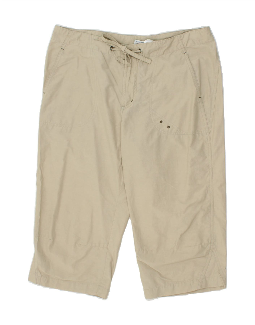 COLUMBIA Womens Bermuda Shorts Large W34 Beige Cotton Vintage Columbia and Second-Hand Columbia from Messina Hembry 