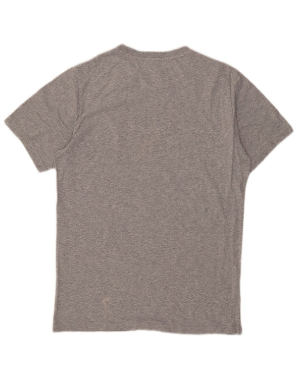 New Balance Mens Graphic T-Shirt Top Medium Grey Flecked Cotton