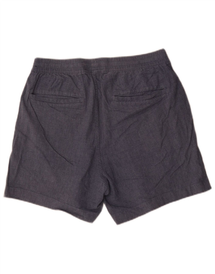 Pantaloni scurți chino pentru femei Abercrombie & Fitch Medium W32 bleumarin Houndstooth