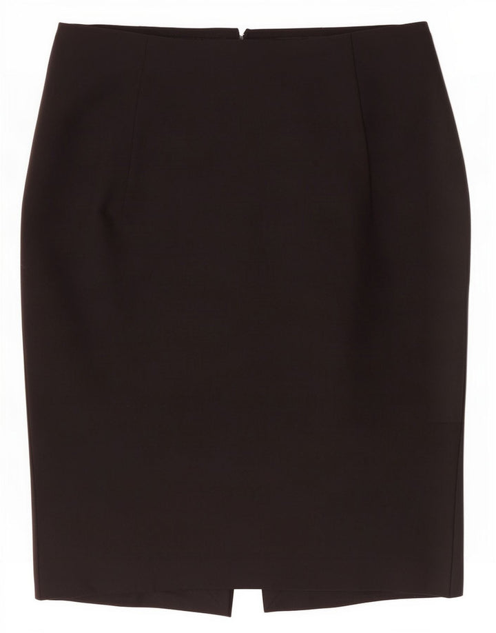 Fusta Creion Femei Zara EU 38 Mic W28 Poliester Negru