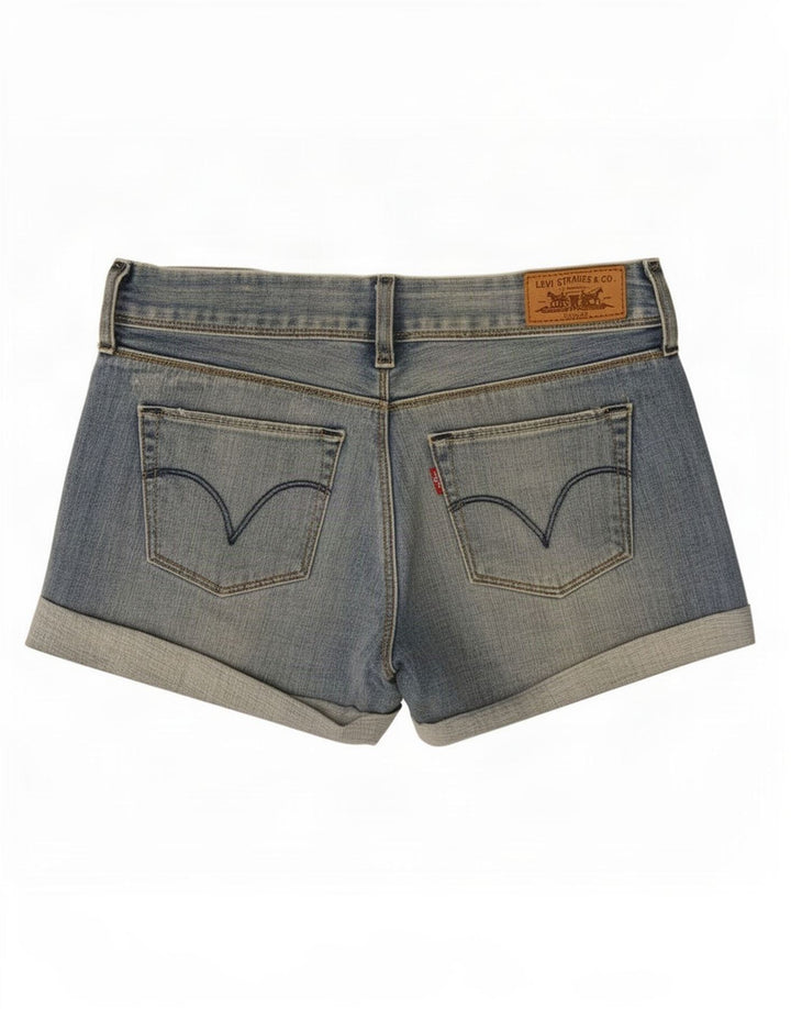 Pantaloni scurti Levi's de damă din denim mic W27 bumbac albastru