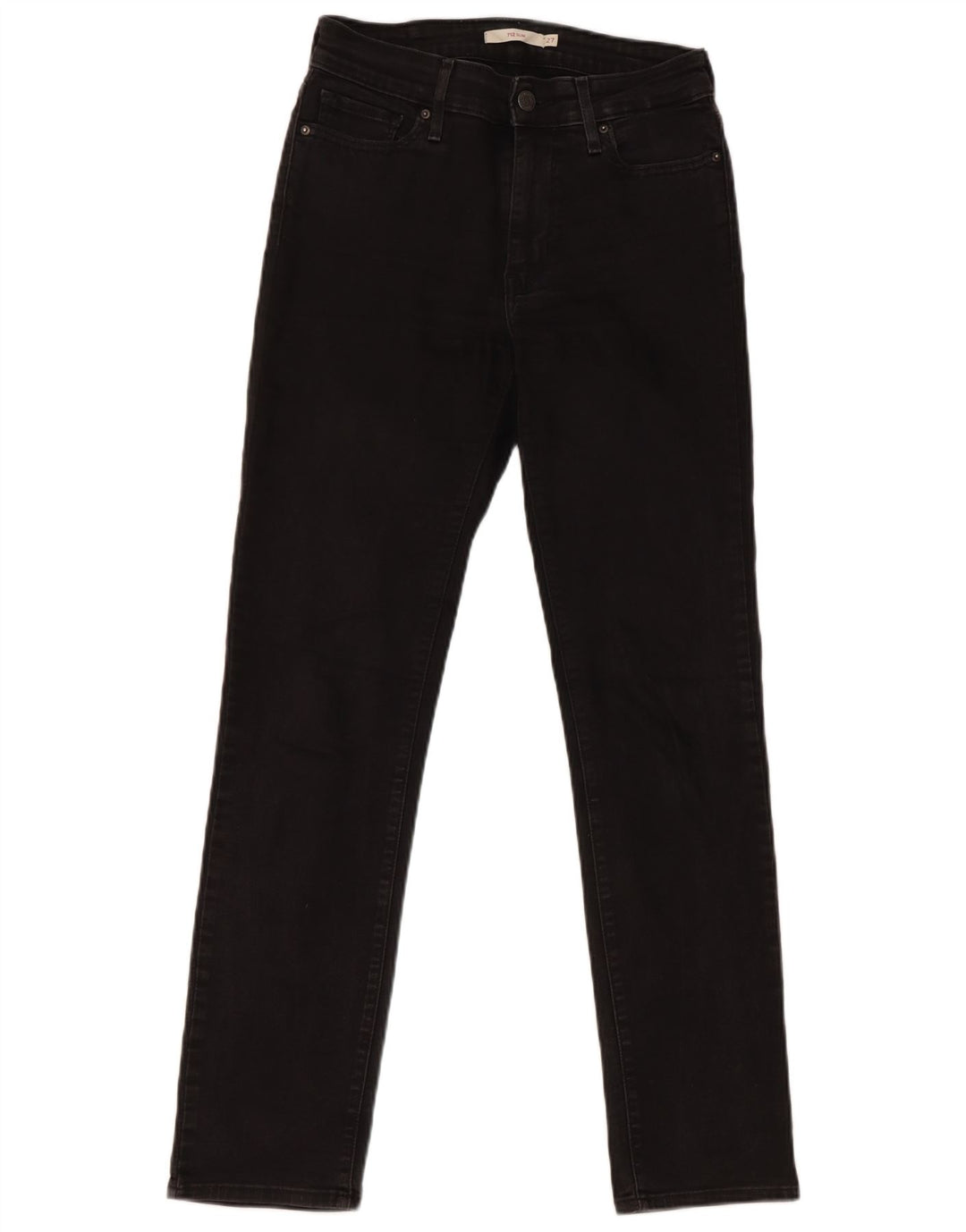Blugi Levi's 712 Slim pentru femei W27 L30 bumbac negru
