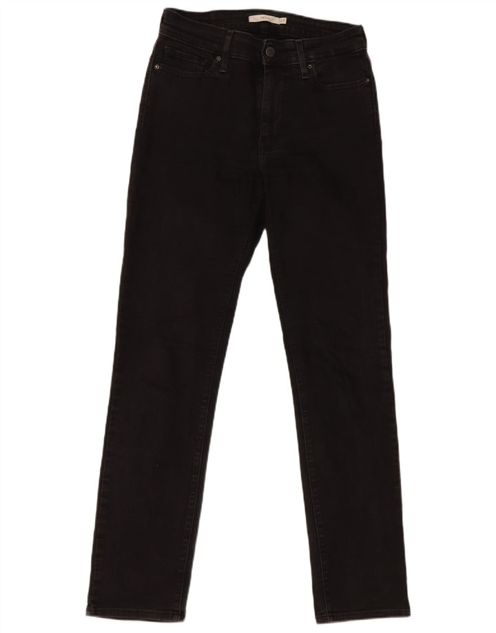 Blugi Levi's 712 Slim pentru femei W27 L30 bumbac negru