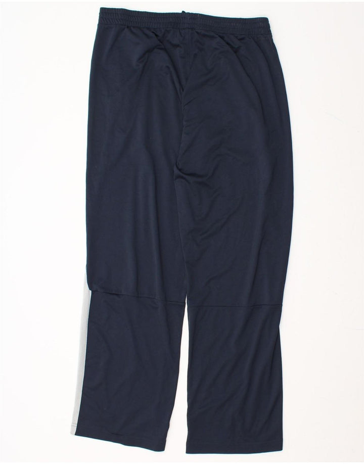 ADIDAS Mens Climalite Tracksuit Trousers Large Navy Blue Colourblock Vintage Adidas and Second-Hand Adidas from Messina Hembry 