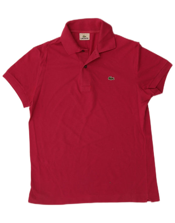 Tricou polo LACOSTE pentru barbati marimea 3 mic bumbac roz
