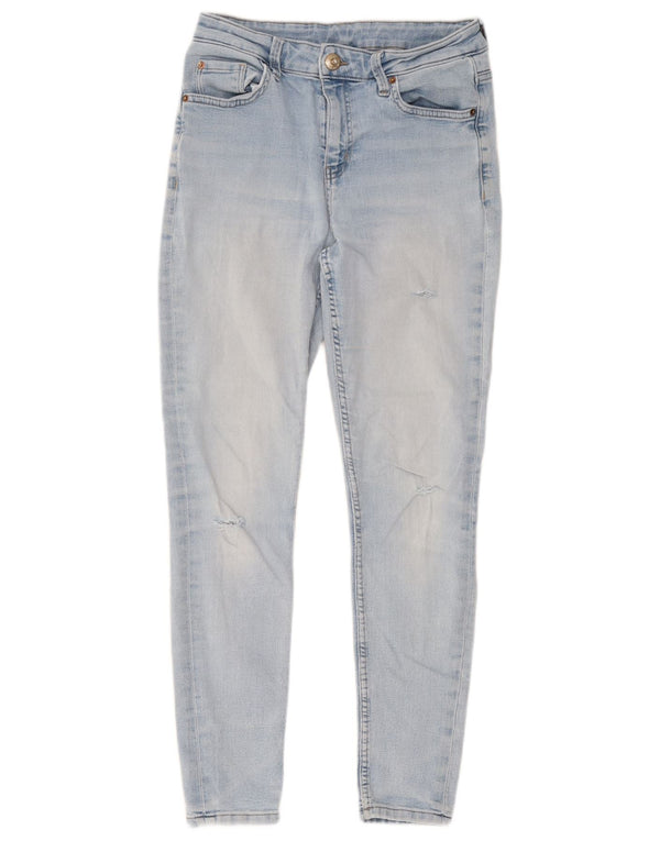 Blugi skinny pentru femei Marks & Spencer UK 12 Medium L28 L27 Bumbac albastru