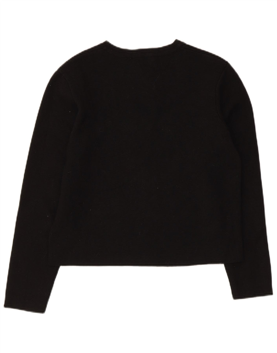 Pulover cardigan pentru femei Zara UK 12 Medium Black Viscose