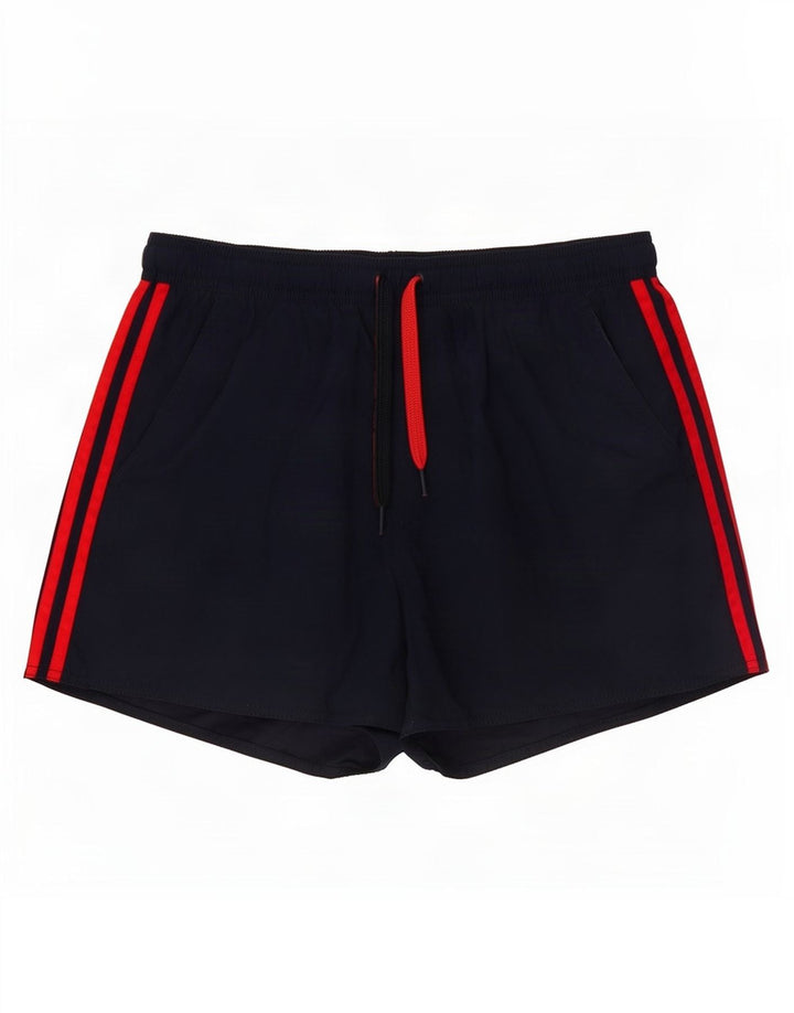 Pantaloni scurți sport pentru bărbați Adidas, mari, albastru, poliester