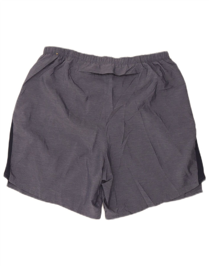 Pantaloni scurți sport Nike Dri Fit pentru bărbați, gri mediu, poliester color bloc