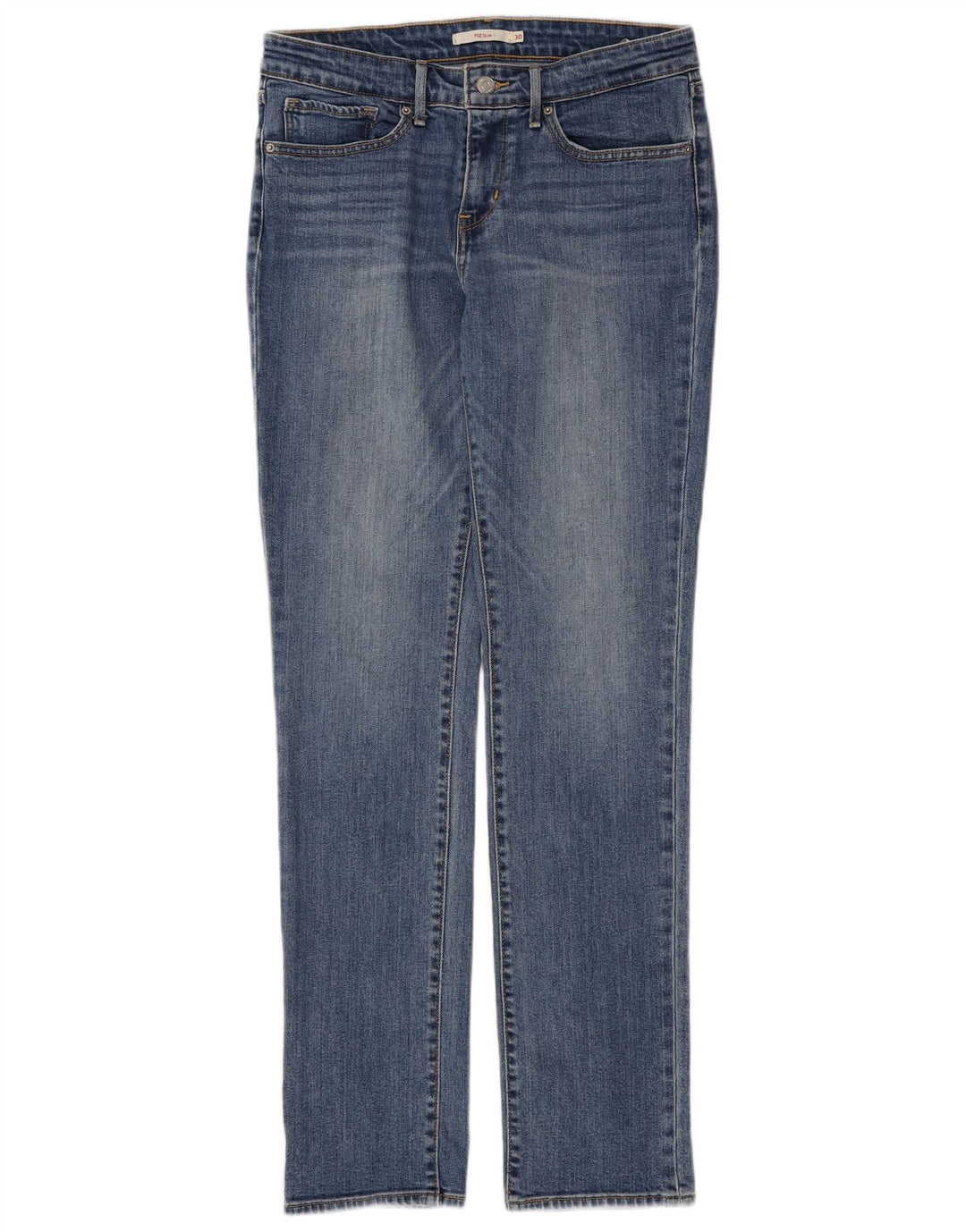 Blugi 712 slim pentru femei LEVI'S L30 L32 bumbac albastru
