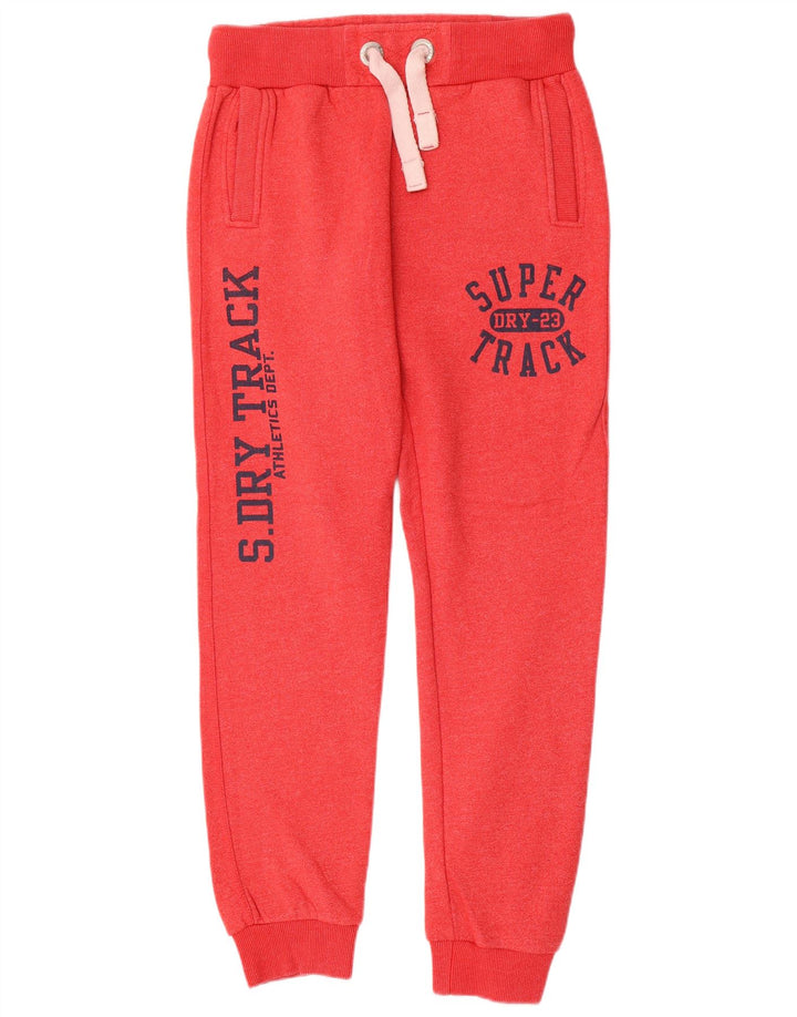 SUPERDRY Pantaloni de trening grafic pentru bărbați Pantaloni de jogging Bumbac roșu mic