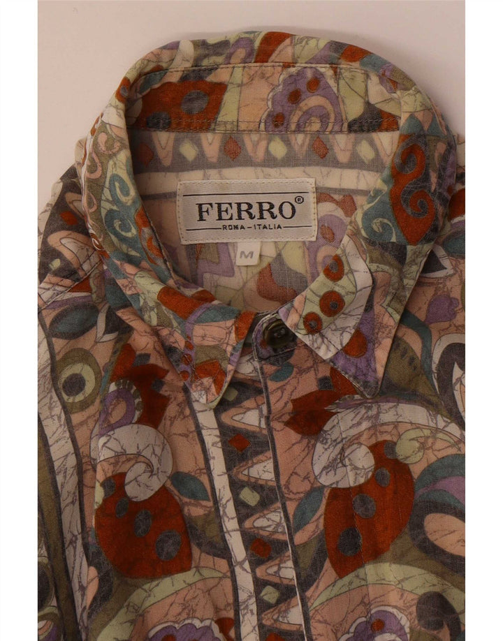 Cămașă cu mânecă scurtă pentru bărbați Ferro, multicoloră, florală