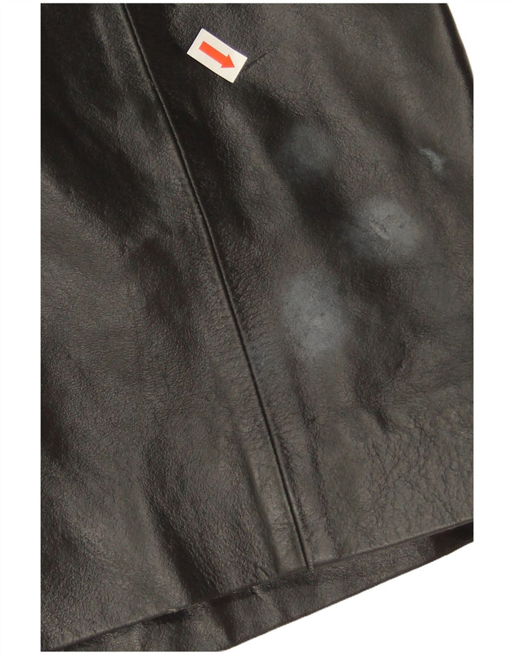 Palton de piele Douglas pentru bărbați UK 38 Medium Black Leather