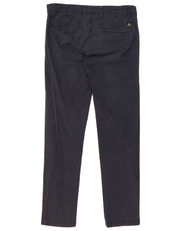 Pantaloni chino slim pentru bărbați ZARA EU 40 Mediu L31 L30 Bumbac bleumarin