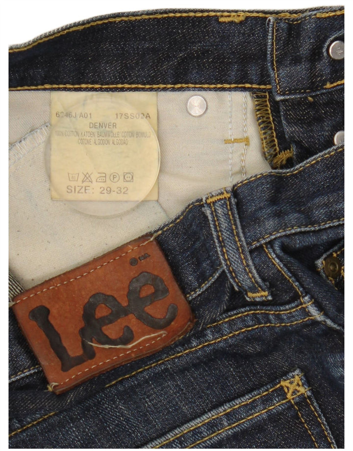 Blugi pentru bărbați Lee Denver Bootcut W29 L32, bumbac albastru