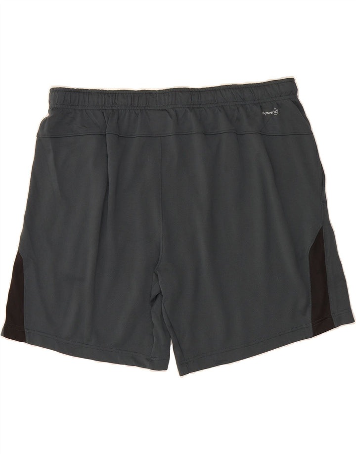 RUSSELL ATHLETIC Mens Sport Shorts 2XL  Grey Polyester Vintage Russell Athletic and Second-Hand Russell Athletic from Messina Hembry 