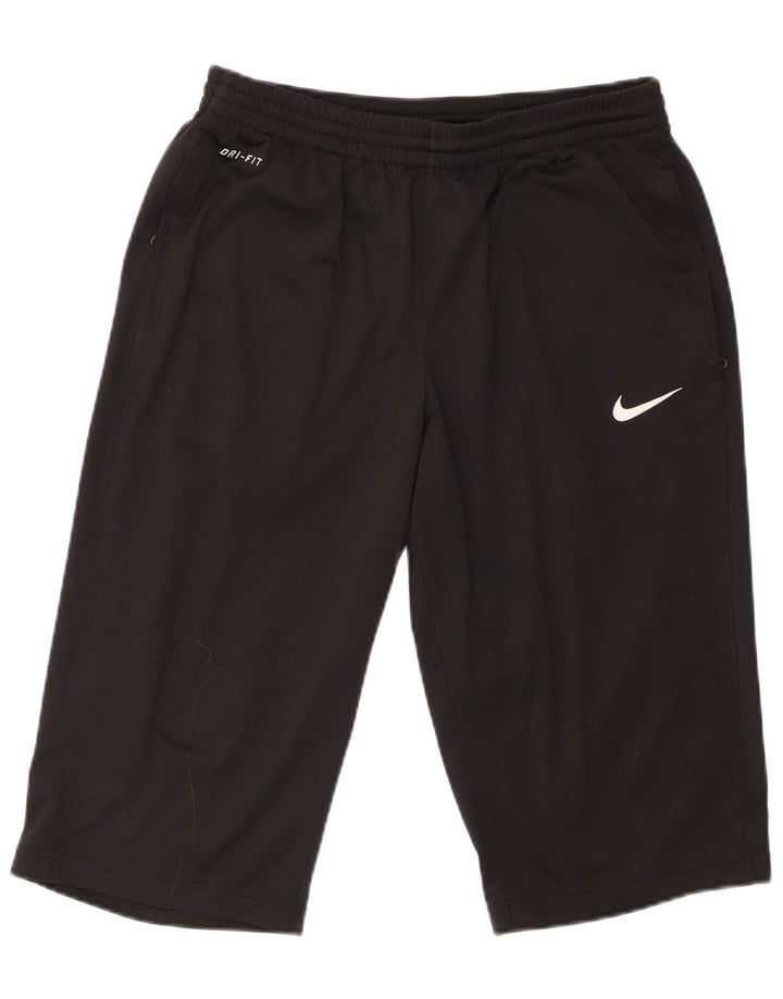 Pantaloni scurți sport Nike Dri Fit Bermuda pentru bărbați, poliester mediu negru
