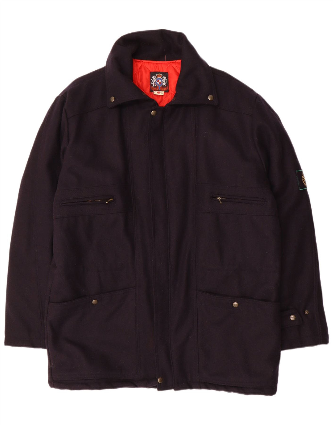 Jachetă de vânt pentru bărbați VINTAGE IT 56 3XL bleumarin