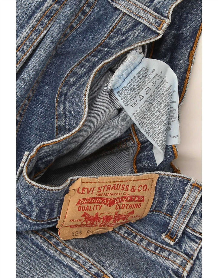 Blugi pentru bărbați Levi's 525 Bootcut W32 L34 Bumbac albastru