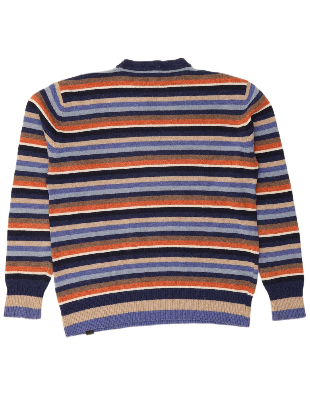 Pulover pentru bărbați CONVERSE cu gât crew pulover XL din lână cu dungi multicolore