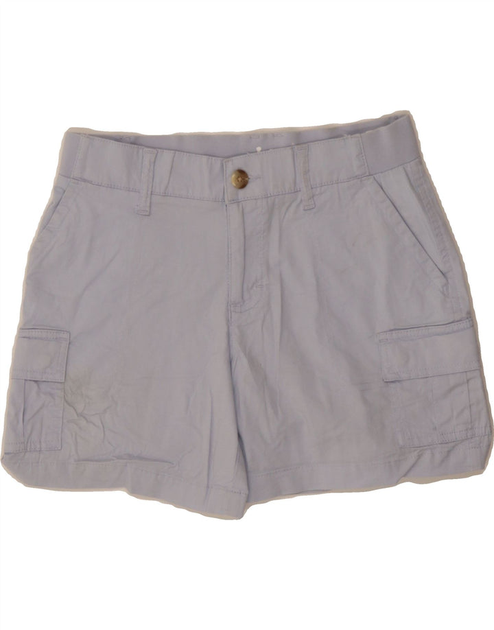 LEE Womens Regular Fit Mid Rise Cargo Shorts US 6 Medium W30 Purple Cotton Vintage Lee and Second-Hand Lee from Messina Hembry 
