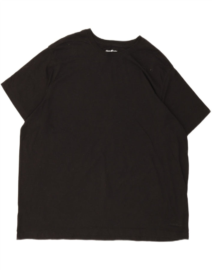 EDDIE BAUER Mens T-Shirt Top 3XL Black Cotton Vintage Eddie Bauer and Second-Hand Eddie Bauer from Messina Hembry 