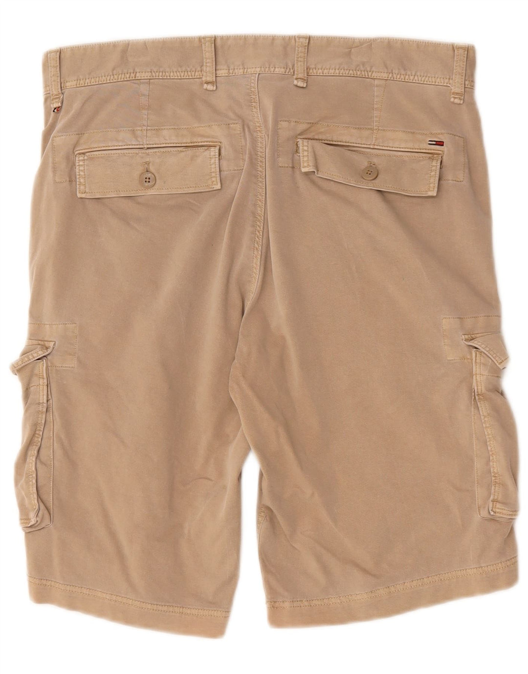 Pantaloni scurți cargo Tommy Hilfiger pentru bărbați W32 bumbac mediu bej