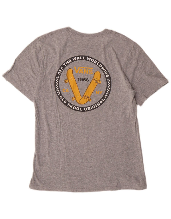 Tricou grafic Vans Boys Classic Fit Top 12-13 ani mare bumbac gri