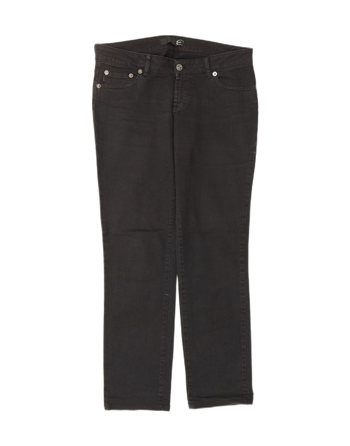 JUST CAVALLI Womens Straight Jeans W31 L30 Black Cotton Vintage Just Cavalli and Second-Hand Just Cavalli from Messina Hembry 