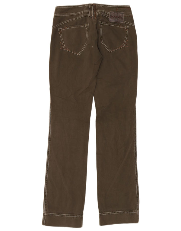 Max & Co. Blugi subțiri pentru femei UK 6 XS W28 L34 Kaki Bumbac