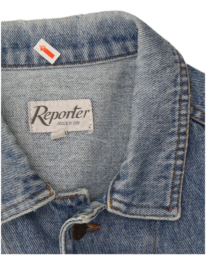 Jachetă de blugi pentru bărbați REPORTER UK 38 Medium Blue