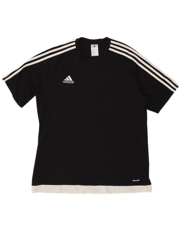 Tricou pentru bărbați Adidas Top mare poliester negru