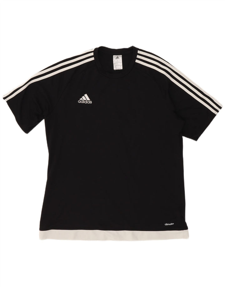 Tricou pentru bărbați Adidas Top mare poliester negru