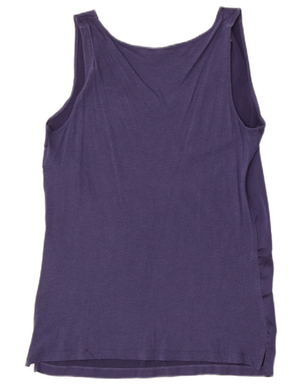 Vestă Benetton pentru femei UK 12 Poliester violet mediu